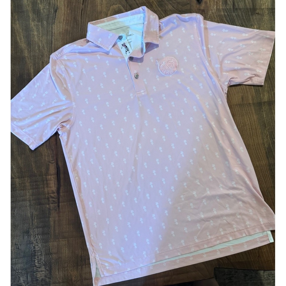Bobby Jones Pink Collection Golf Shirt Medium